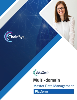 dataZen - Multi domain Master Data Management Platform