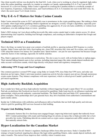 What Does E-E-A-T Mean for Gambling Sites?