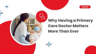 Why Having a Primary Care Doctor Matters More Than Ever
