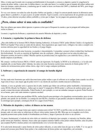 Mi cuenta de poker fue congelada sin motivo: Cómo elegir una sala de póker onlin