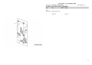 Lamborghini r8.270 dcr Tractor Parts Catalogue Manual Instant Download (SN wsxj400200ll10001 and up)