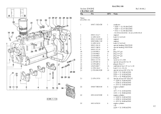 Lamborghini racing 150 Tractor Parts Catalogue Manual Instant Download