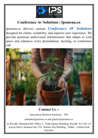 Conference Av Solutions  Ipsmena.co