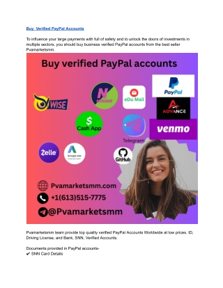 What Are the Top 8 Sites to Buy Verified PayPal Accounts ...