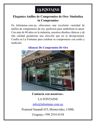 Elegantes Anillos de Compromiso de Oro Simboliza tu Compromiso