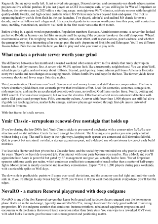 Top 10 Ragnarok Online Private Servers to Play in 2025