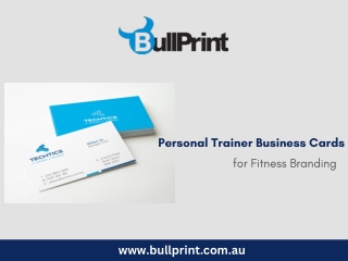 Personal Trainer Business Cards for Fitness Branding