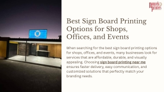 High-Quality Sign Boards for Shop Branding
