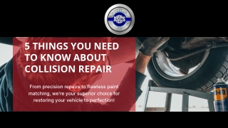 5 things you need to know about Collision Repair