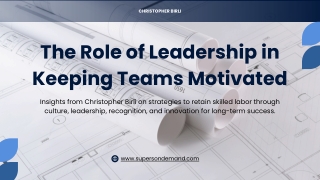 Recognition & Rewards: Driving Long-Term Commitment | Christopher Birli