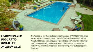 Leading Paver Pool Patio Installer Jacksonville