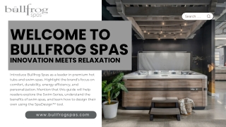 customizable swim spa | Bullfrog Spas