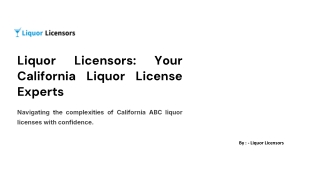 Liquor-Licensors-Your-California-Liquor-License-Experts