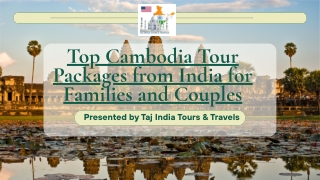 Top Cambodia Tour Packages from India for Families and Couples