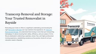 Removalist in Bayside For Safe & Secure Relocation Services