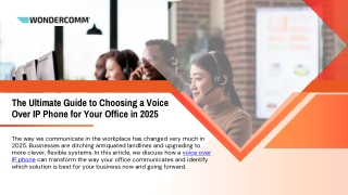 The Ultimate Guide to Choosing a Voice Over IP Phone for Your Office in 2025