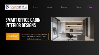 Smart Office Cabin Interior Designs