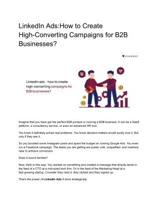 LinkedIn Ads _ How to Create High-Converting Campaigns for B2B Businesses_