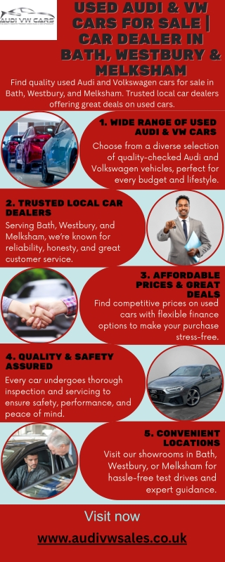 Used Audi & VW Cars for Sale  Car Dealer in Bath, Westbury & Melksham