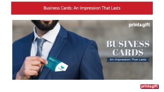 Business Cards: An Impression That Lasts