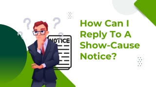How Can I Reply To A Show-Cause Notice