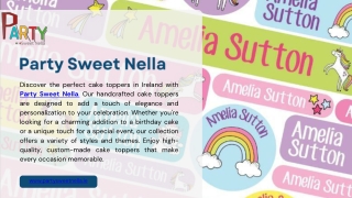 Ms Rachel Cake Toppers – Fun & Educational Themes