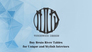 Buy Resin River Tables for Unique and Stylish Interiors