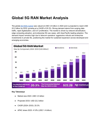 5G RAN Market