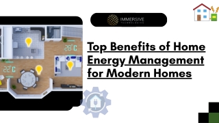 Top Benefits of Home Energy Management for Modern Homes