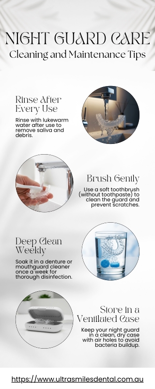 Night Guard Care: Cleaning and Maintenance Tips