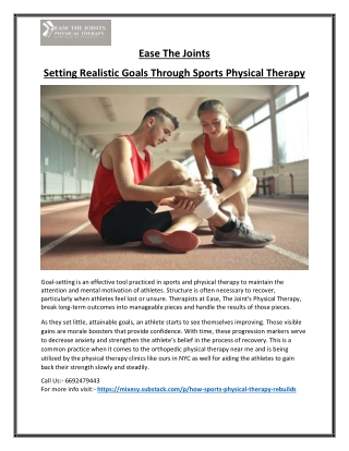 Find Expert Orthopedic Physical Therapy Near Me Today