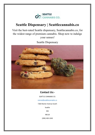 Seattle Dispensary | Seattlecannabis.co