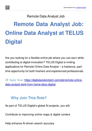 remote data analyst jobs
