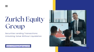 Securities Lending Transactions