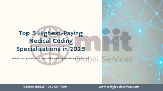 Top 5 Highest-Paying Medical Coding Specializations in 2025