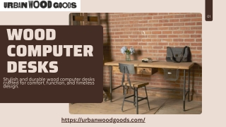 Eco-Friendly Wood Computer Desks for Sustainable Offices – Urban Wood Goods