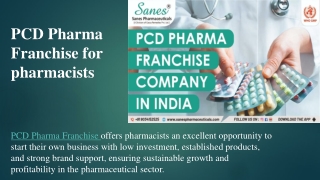 PCD Pharma Franchise for pharmacists