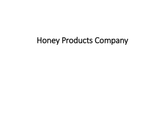 Honey Products Company Premium Natural Honey