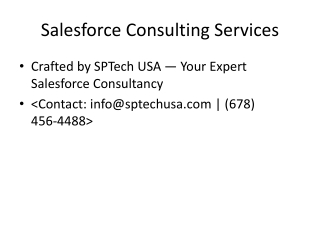 Salesforce Consultants | Leading Salesforce Consulting Firm