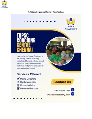 TNPSC coaching centre Chennai