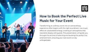 Book a Band for a Party | Live Music Entertainment