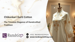 Chikankari Kurti Cotton