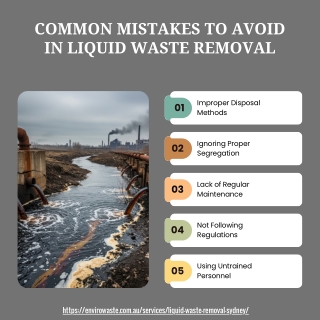 Common Mistakes to Avoid in Liquid Waste Removal