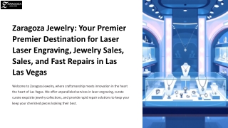 Your Premier Destination for Laser Engraving, Jewelry Sales, and Fast Repairs in