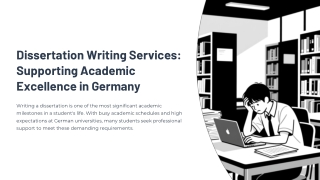 Dissertation Writing Service Germany | Top Academic Help
