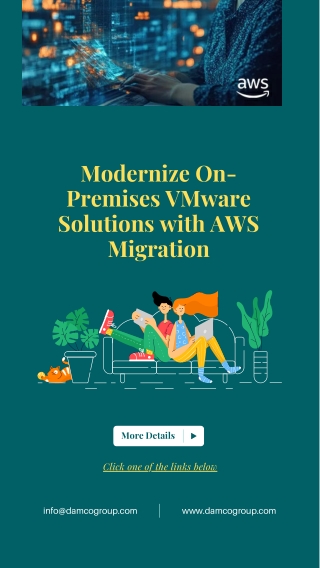 Modernize On-Premises VMware Solutions with AWS Migration