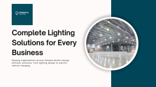 Expert Lighting Design Consultants for Innovative & Sustainable Solutions