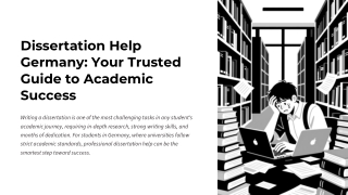 Dissertation Writing Service Germany | Best Dissertation Help