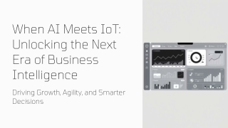 When AI Meets IoT – Unlocking the Next Era of Business Intelligence