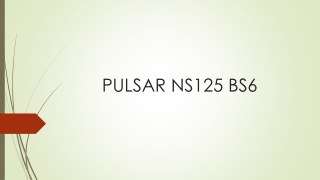 PULSAR NS125 BS6